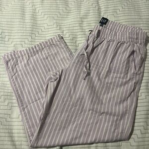 GAP Lavender Striped Pajama Pants